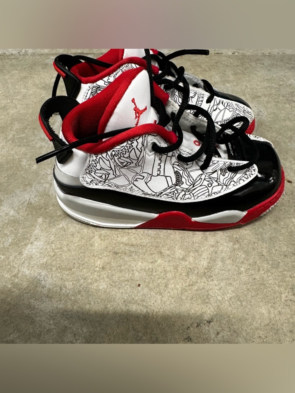 Jordan Dub Zero TD 8C White Red